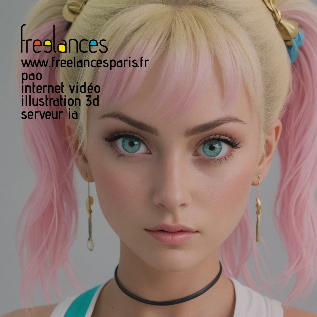 Pao mise en page internet vidéo illustration 3d serveur IA générative AI freelance paris studio de création magazines 8l64sez0